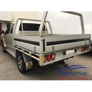 HiLux Reversing Camera Alloy Tray