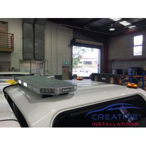 HiLux LED Amber Beacons on Canopy