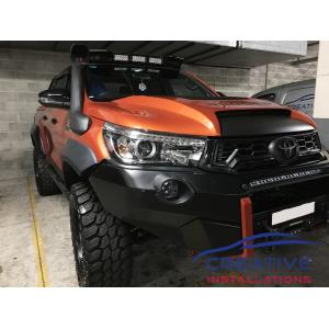 HiLux Rugged X Bull Bar Front Parking Sensors