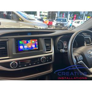 Toyota Kluger Apple CarPlay