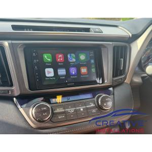 RAV4 Kenwood DMX5023S Head Unit Apple CarPlay