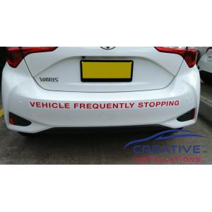 Yaris Reverse Parking Sensors