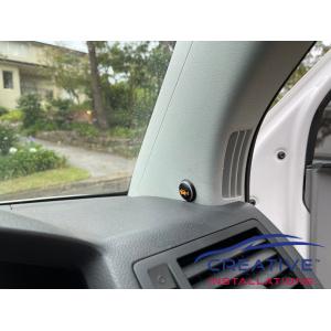 Transporter aftermarket blind spot monitor